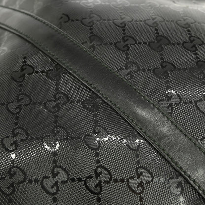 Gucci Convertible Briefcase GG Imprime, BLACK, CANVAS, Travel bag