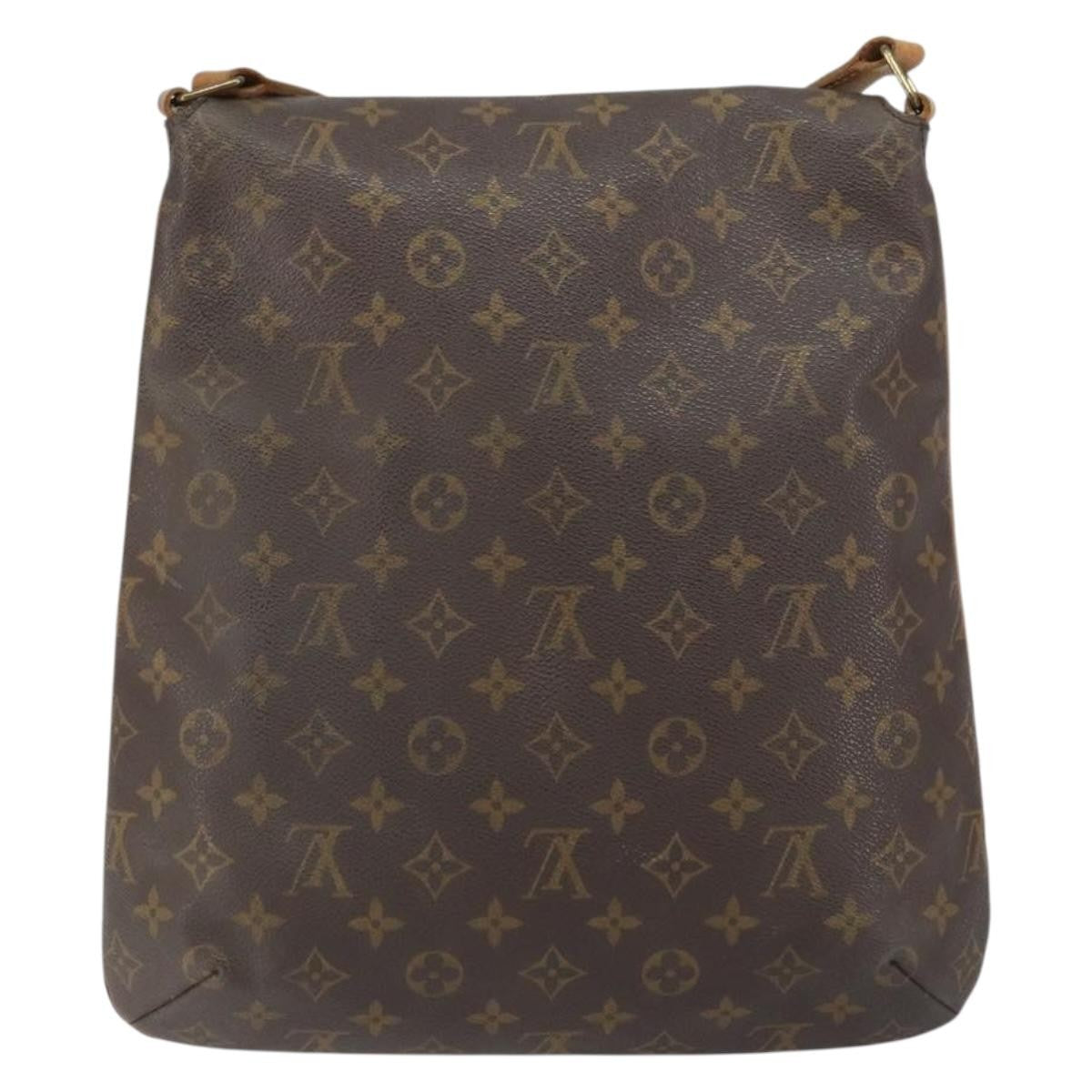 Louis Vuitton Musette Salsa Handbag Monogram Canvas, BROWN, CANVAS, Shoulder bag