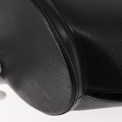 Louis Vuitton Saint Jacques Handbag Epi Leather, BLACK, LEATHER, Shoulder bag