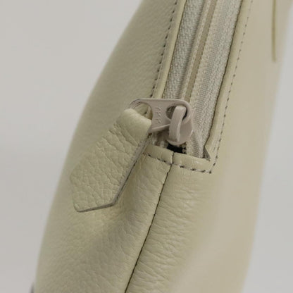 Saint Laurent Vintage Handbag Leather, WHITE, LEATHER, Handbag