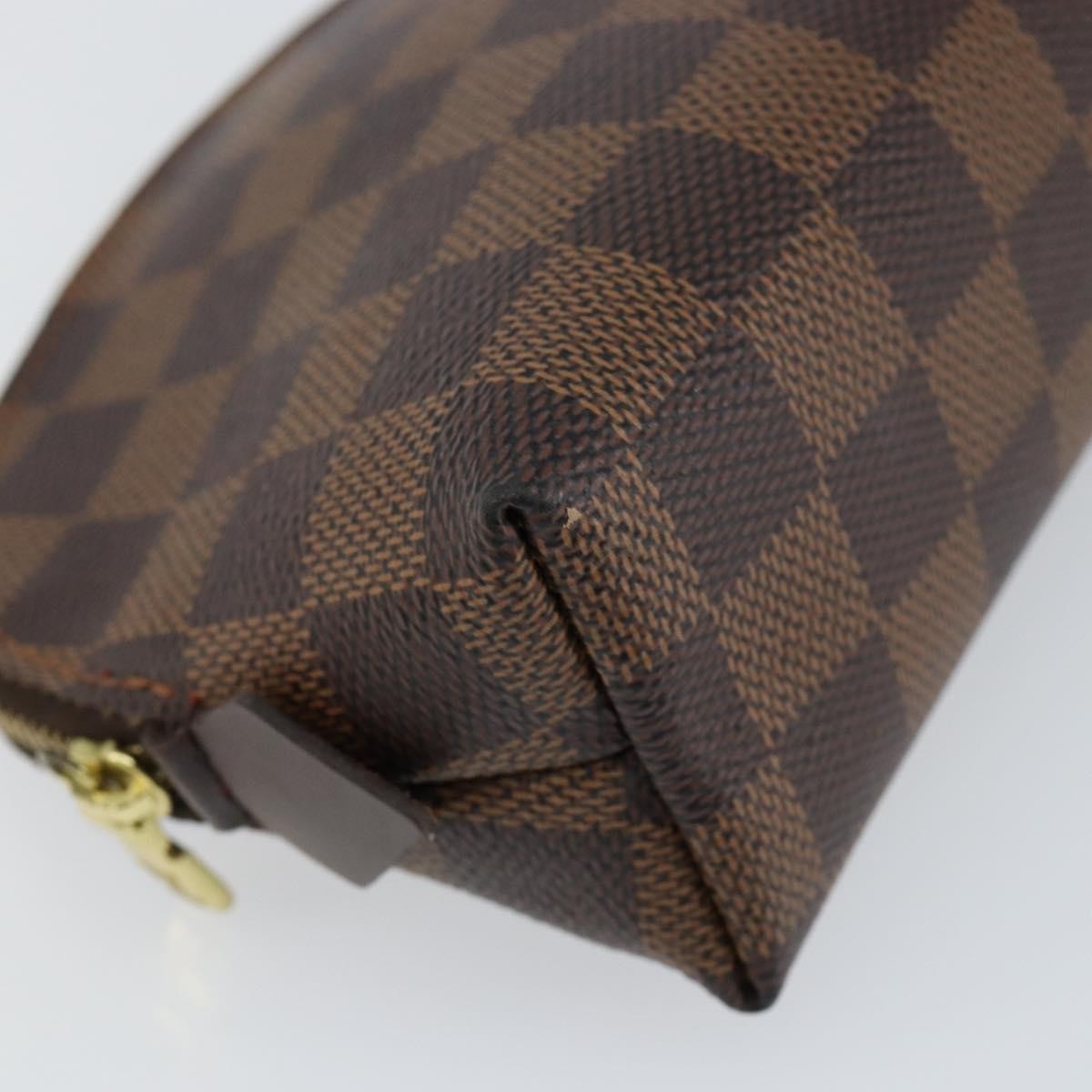 Louis Vuitton Cosmetic Pouch Damier, BROWN, CANVAS, Clutche & pouche