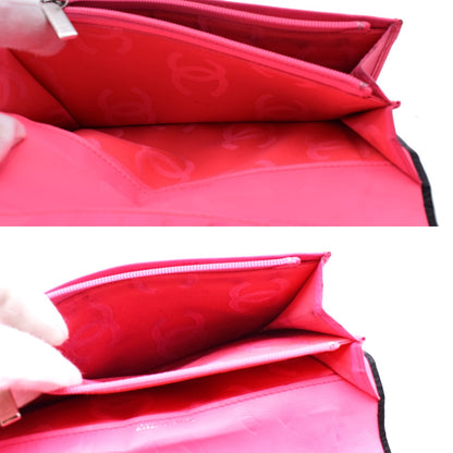 Chanel Cambon Bifold Wallet Quilted Lambskin, BLACK, LEATHER, Wallets