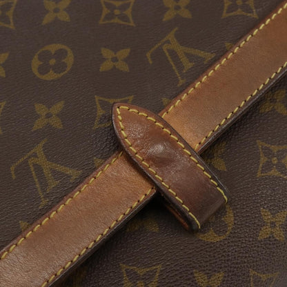 Louis Vuitton Vintage Document Holder Monogram Canvas, BROWN, CANVAS, Clutche & pouche