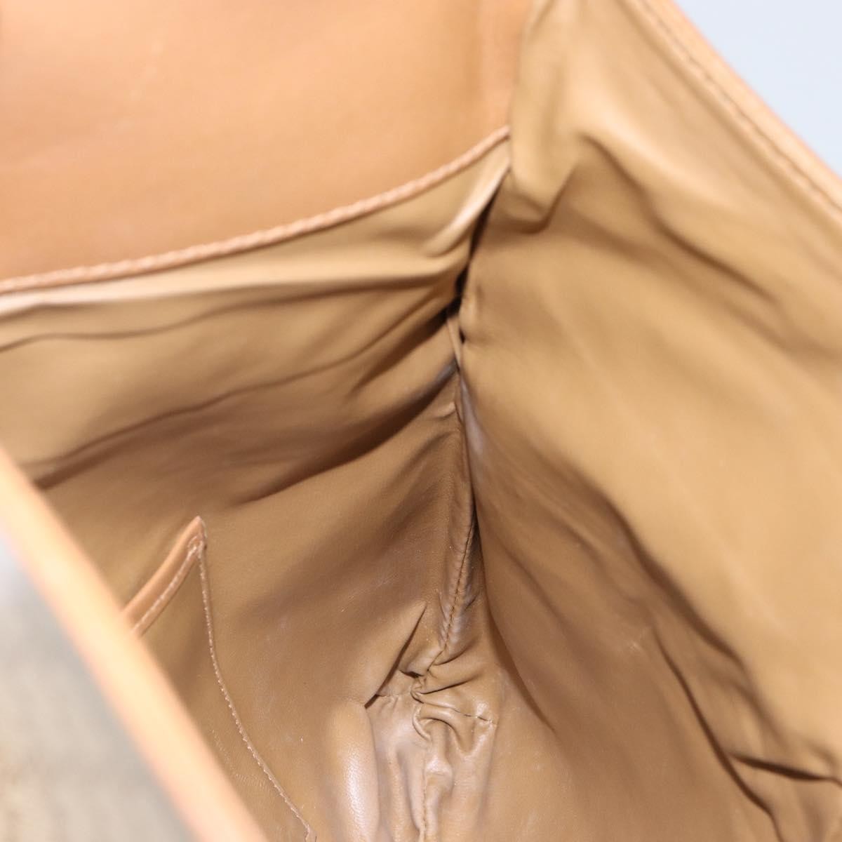 Celine Macadam Pochette Canvas and Leather, BEIGE, CANVAS, Clutche & pouche