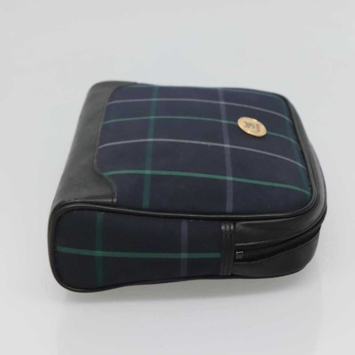 Burberry Nova check Pochette Canvas, NAVY, CANVAS, Clutche & pouche