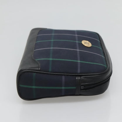 Burberry Nova check Pochette Canvas, NAVY, CANVAS, Clutche & pouche