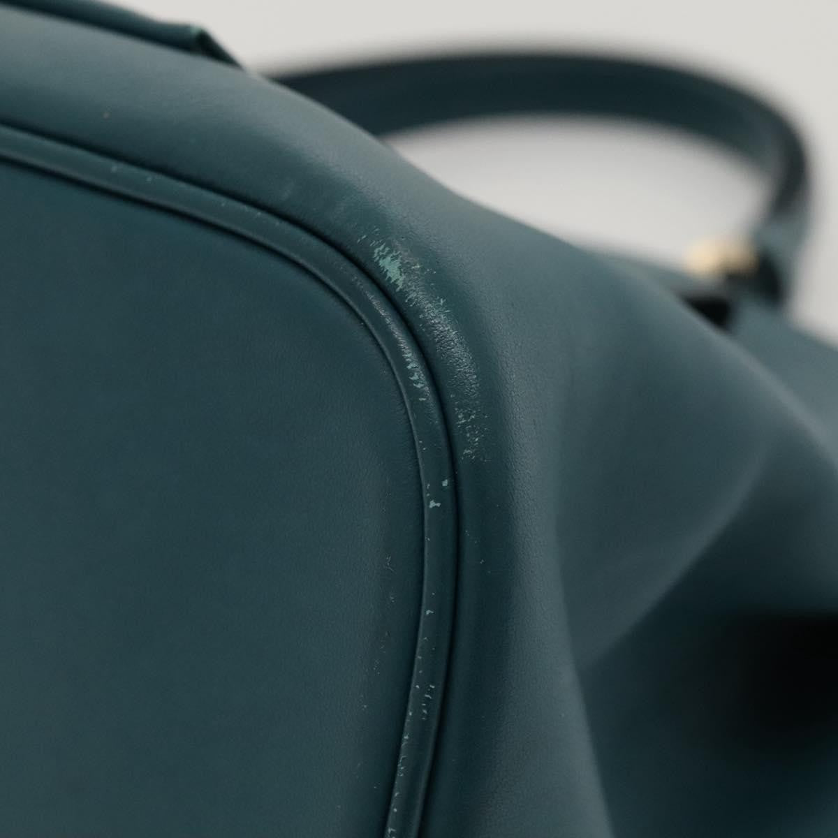 Bvlgari Handbag Leather, TURQUOISE, LEATHER, Handbag