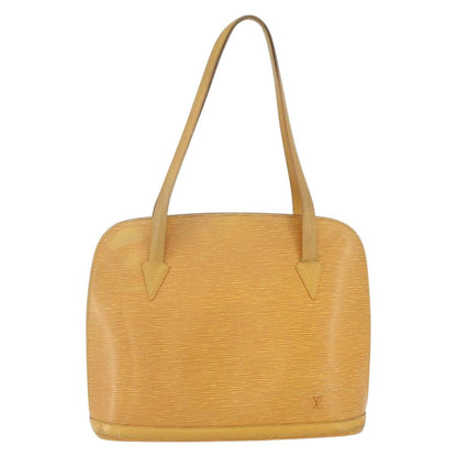 Louis Vuitton Lussac Handbag Epi Leather, YELLOW, LEATHER, Shoulder bag