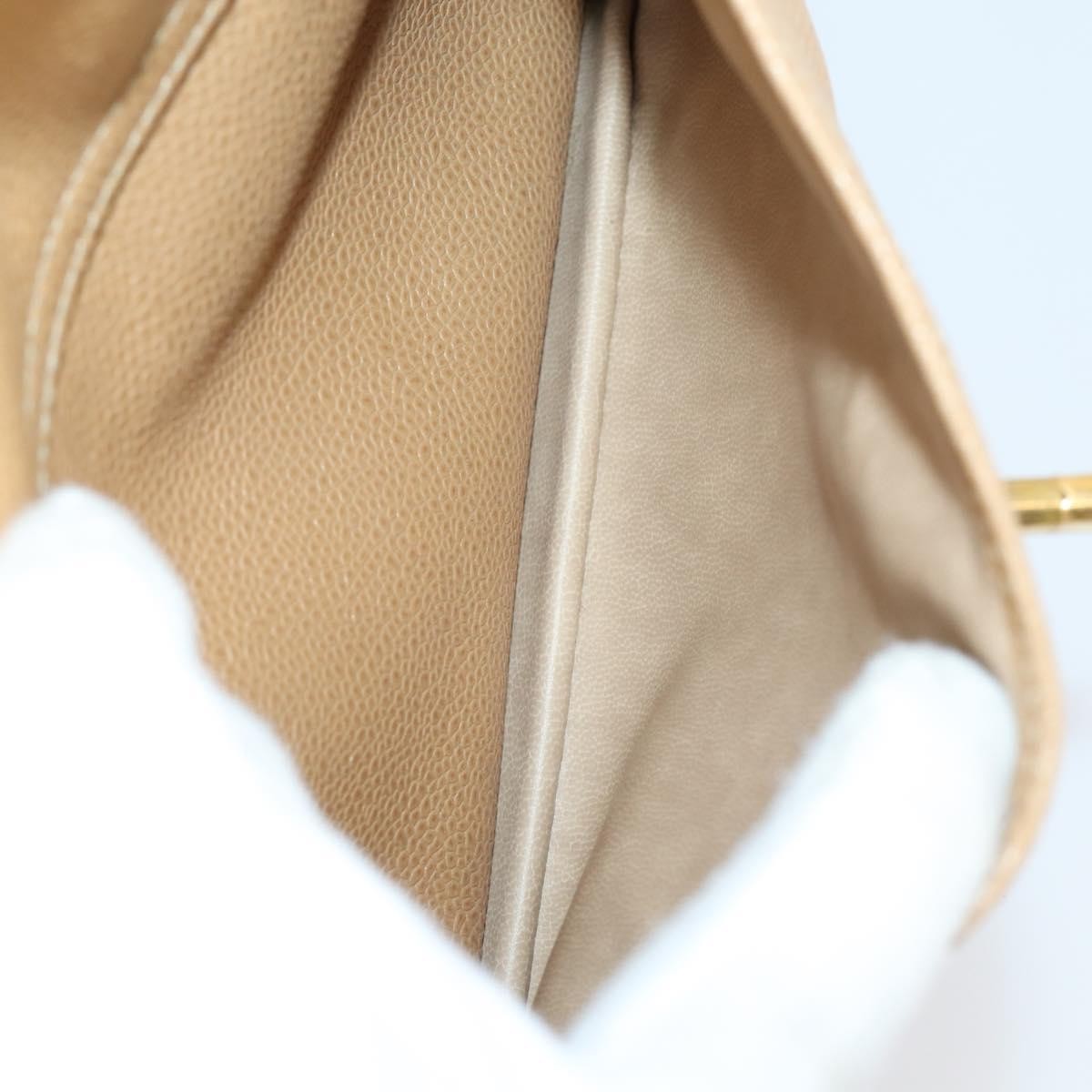 Chanel CC Front Pocket Backpack Leather, BEIGE, LEATHER, Backpack