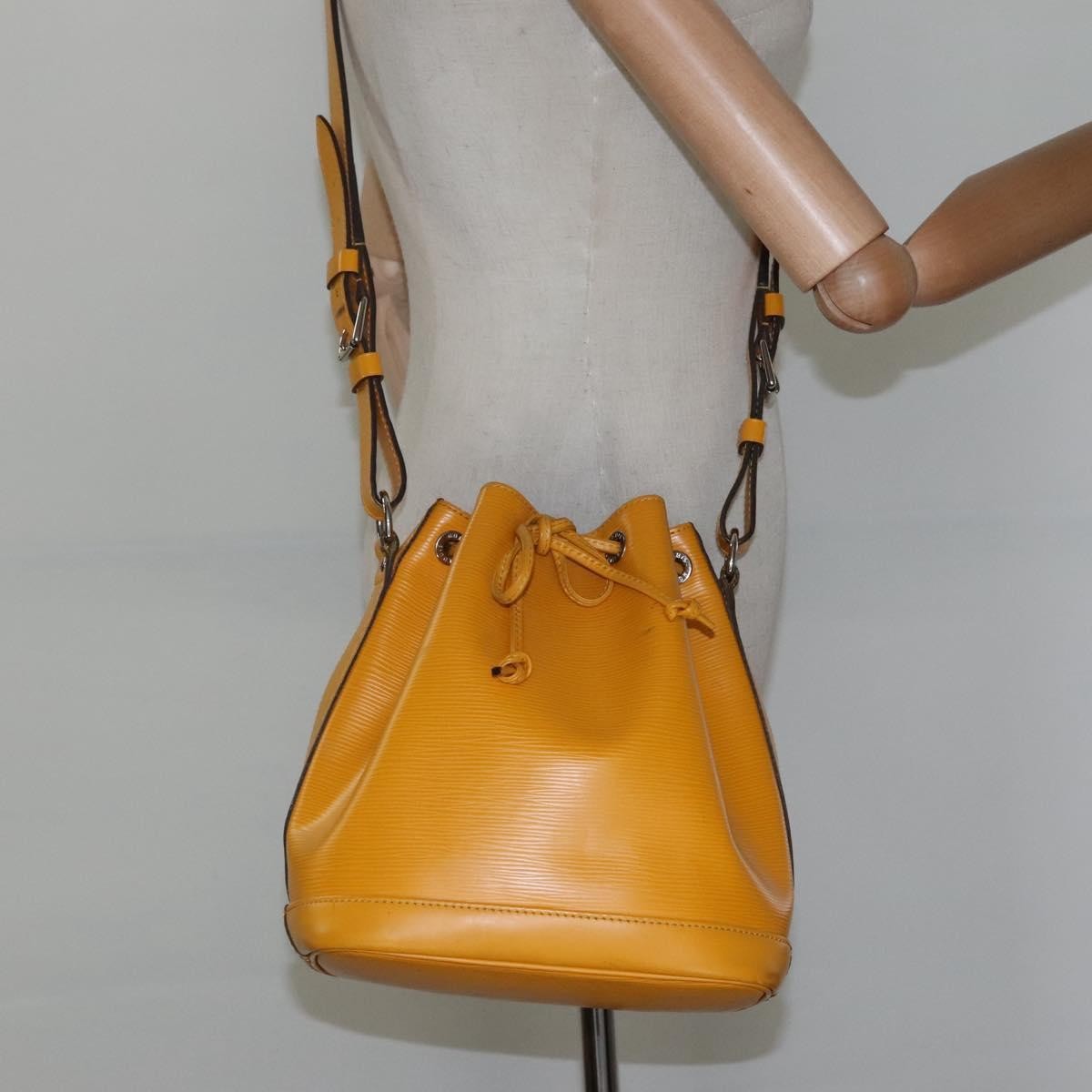 Louis Vuitton Noe Handbag Epi Leather, YELLOW, LEATHER, Handbag