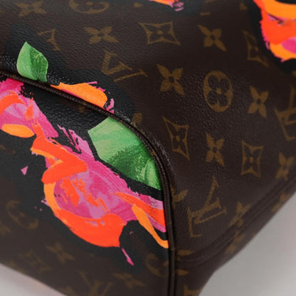Louis Vuitton Neverfull Tote Limited Edition Monogram Roses, MULTICOLOUR, CANVAS, Tote bag
