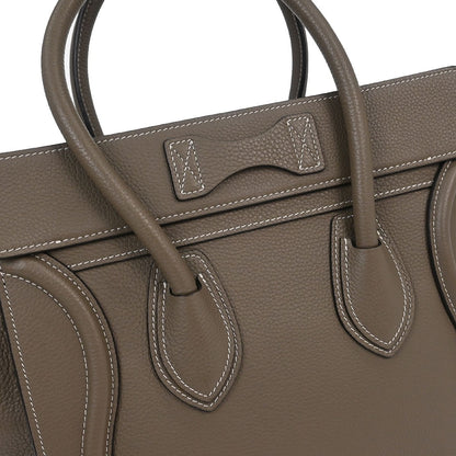 Celine Luggage Bag Smooth Leather, BROWN, LEATHER, Tote bag