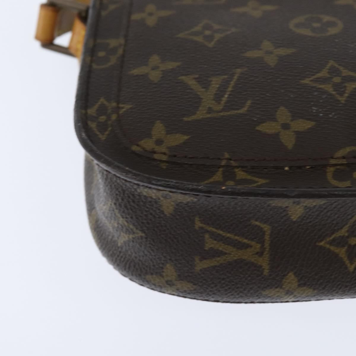 Louis Vuitton Saint Cloud Handbag Monogram Canvas, BROWN, CANVAS, Shoulder bag