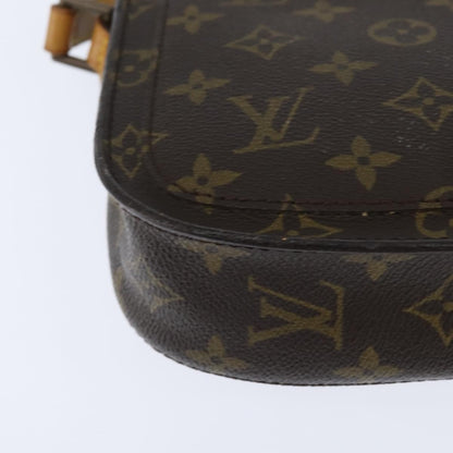 Louis Vuitton Saint Cloud Handbag Monogram Canvas, BROWN, CANVAS, Shoulder bag