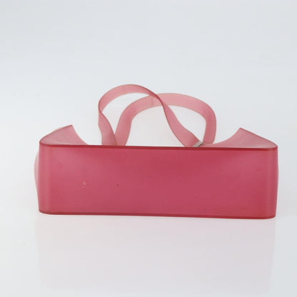 Chanel Jelly Tote Rubber, RED, RUBBER, Tote bag