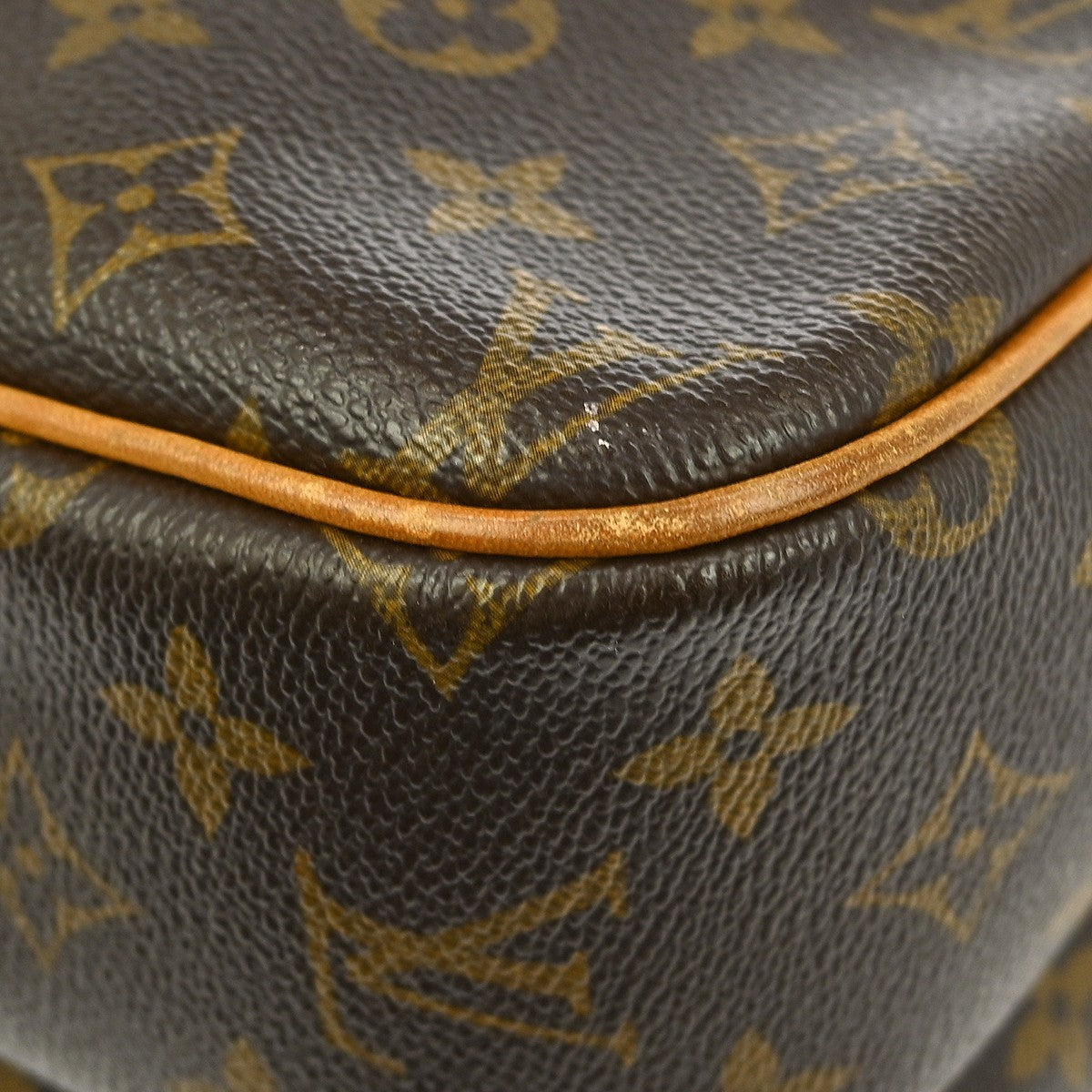 Louis Vuitton Reporter Bag Monogram Canvas, BROWN, CANVAS, Shoulder bag