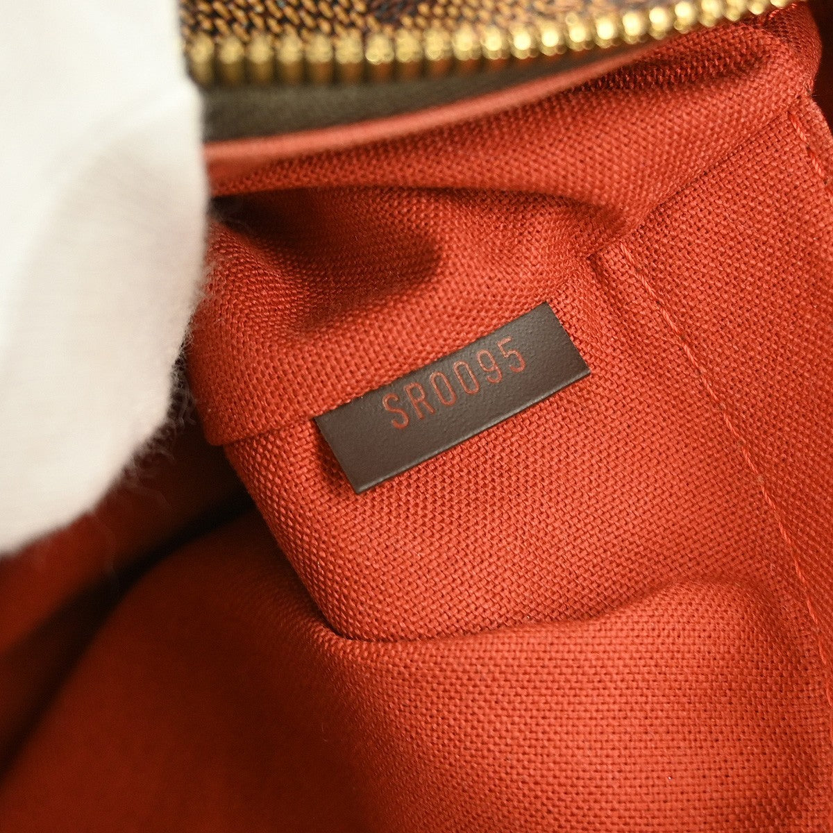 Louis Vuitton Naviglio Handbag Damier, BROWN, CANVAS, Shoulder bag