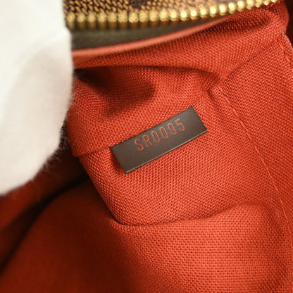 Louis Vuitton Naviglio Handbag Damier, BROWN, CANVAS, Shoulder bag