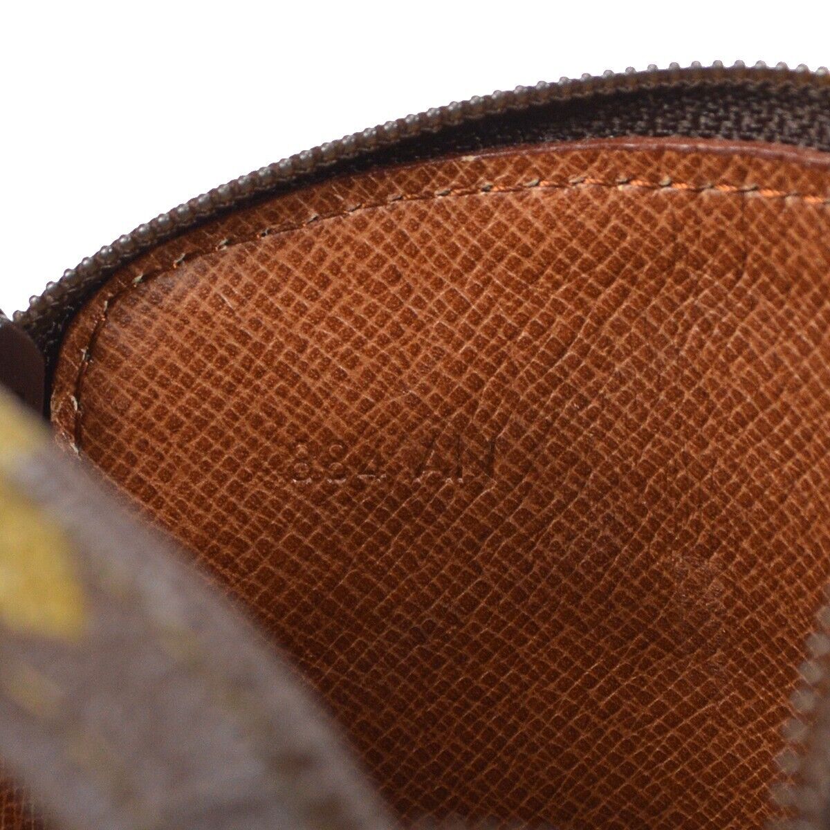 Louis Vuitton Pochette Secret Monogram canvas, BROWN, CANVAS, Clutche & pouche