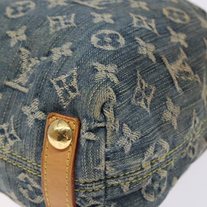 Louis Vuitton Baggy Handbag Denim, BLUE, DENIM_JEANS, Handbag