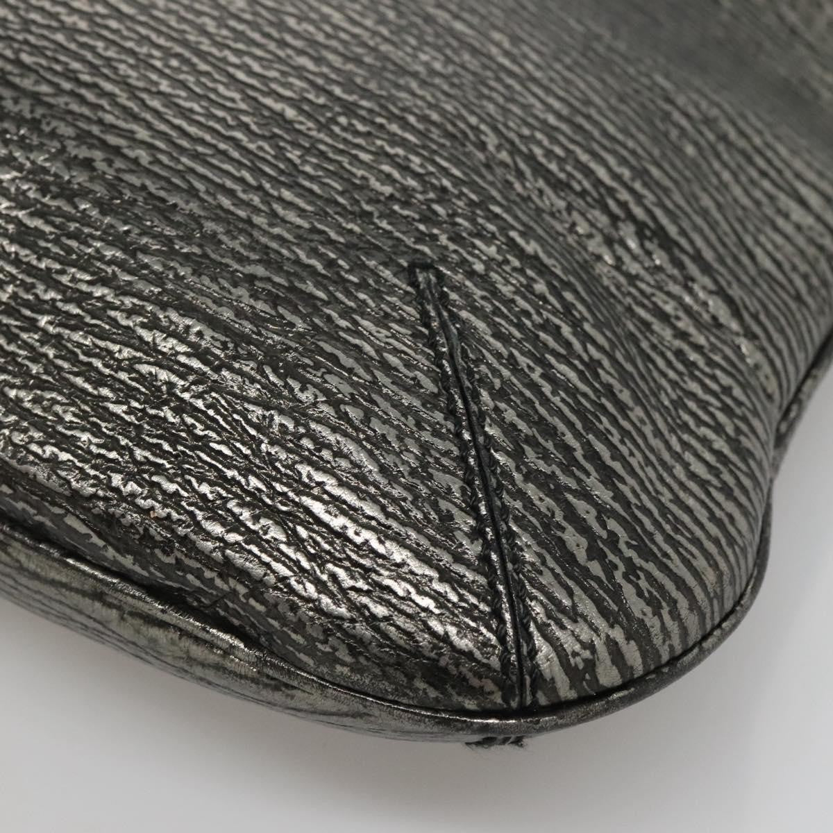 Saint Laurent Tribute Tote Leather, SILVER, LEATHER, Shoulder bag