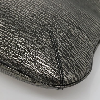 Saint Laurent Tribute Tote Leather, SILVER, LEATHER, Shoulder bag