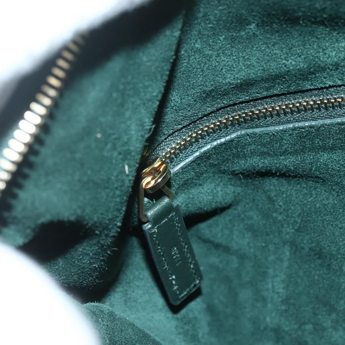Saint Laurent Classic Duffle Bag Leather, GREEN, LEATHER, Travel bag