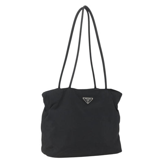 Prada Open Tote Re-Nylon, BLACK, NYLON, Shoulder bag