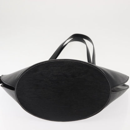 Louis Vuitton Saint Jacques Handbag Epi Leather, BLACK, LEATHER, Shoulder bag