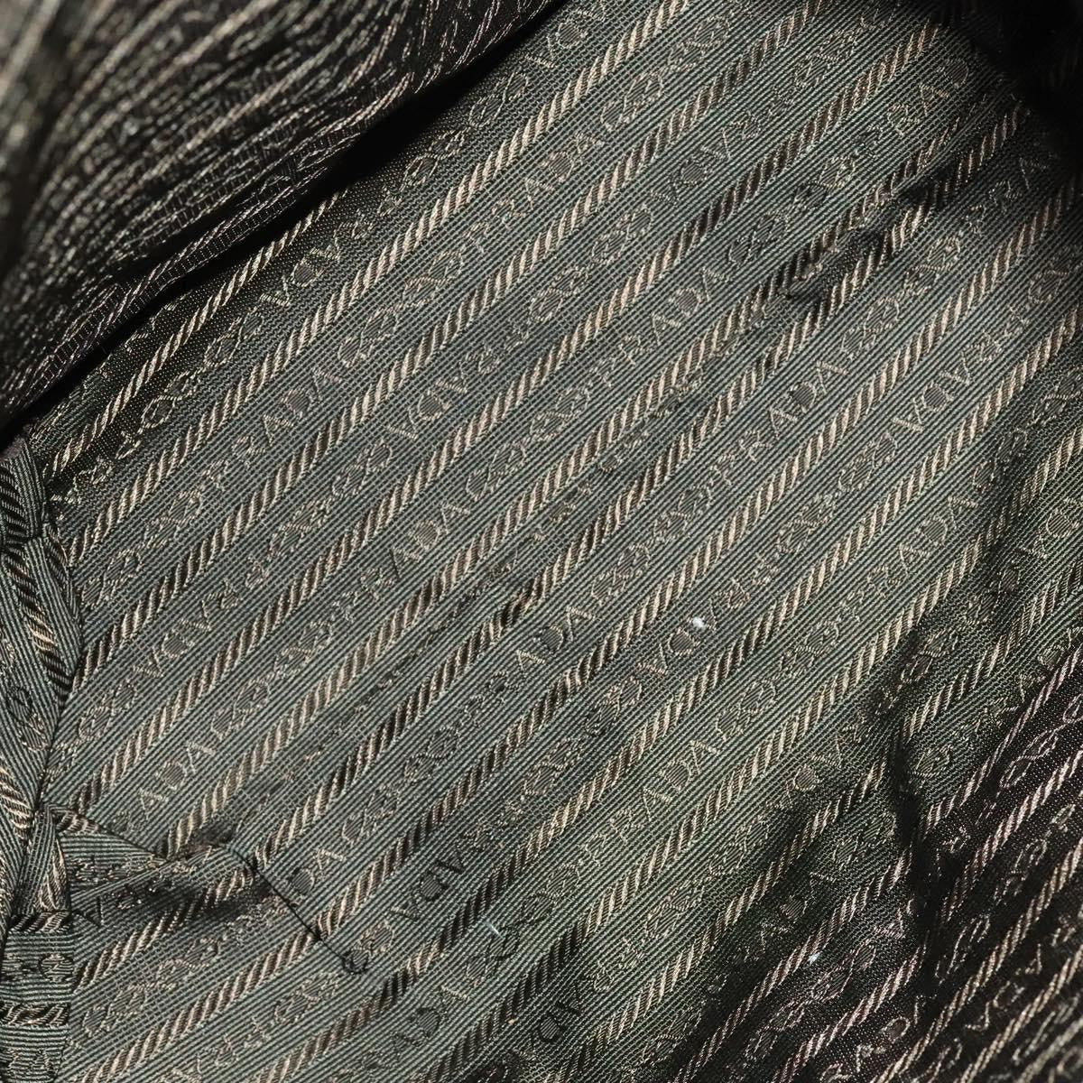 Prada Vela Double Front Pocket Backpack Tessuto with Saffiano Leather, KHAKI, NYLON, Backpack