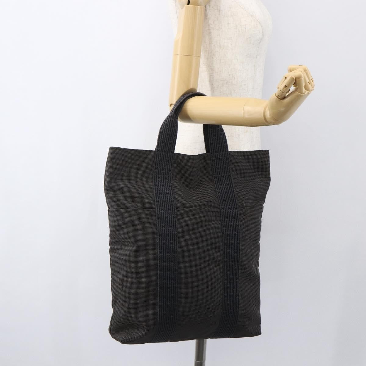 Hermes Fourre-tout Herline Fourre-tout Herline, GRAY, CANVAS, Tote bag