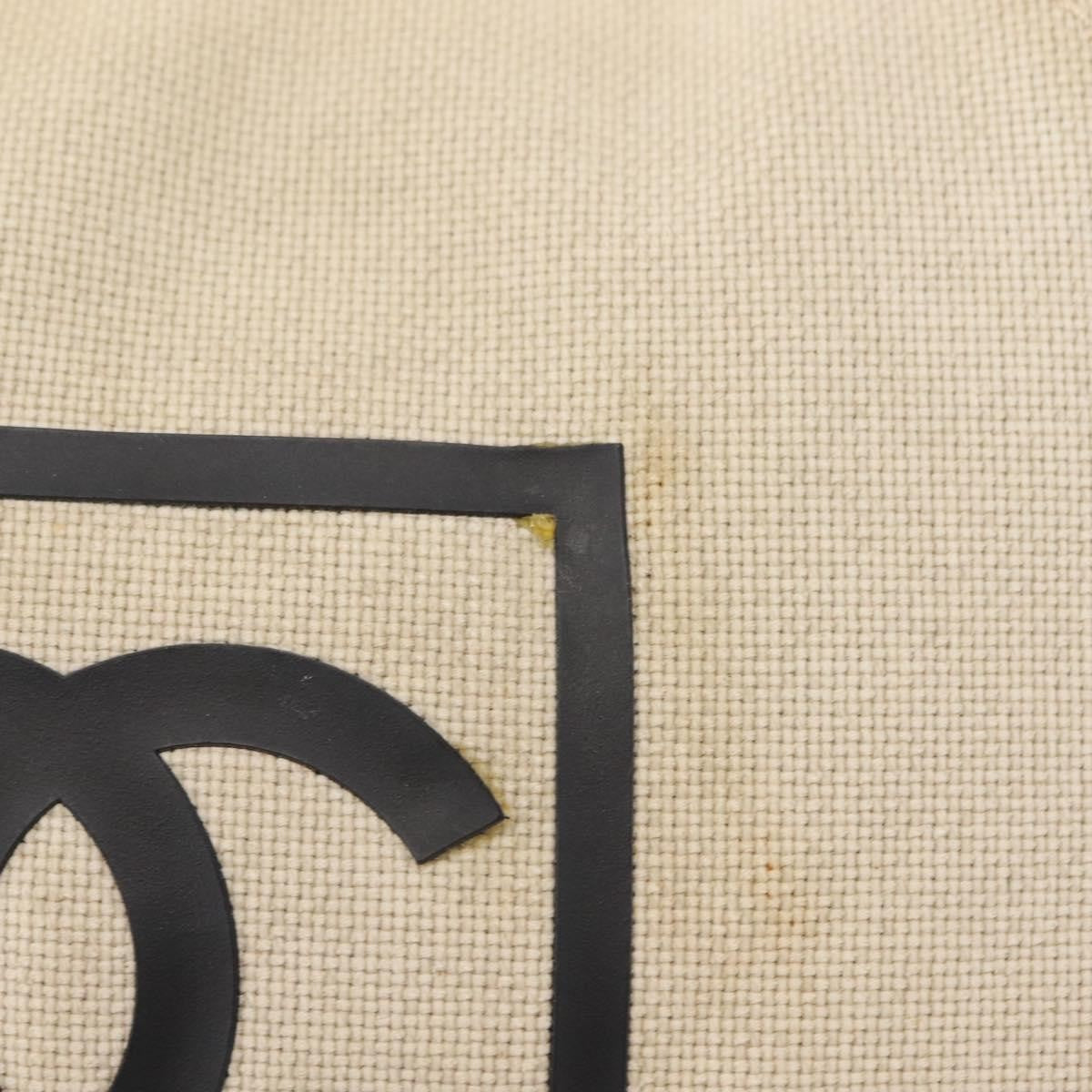 Chanel Vintage Crossbody Bag Canvas, BEIGE, CANVAS, Shoulder bag