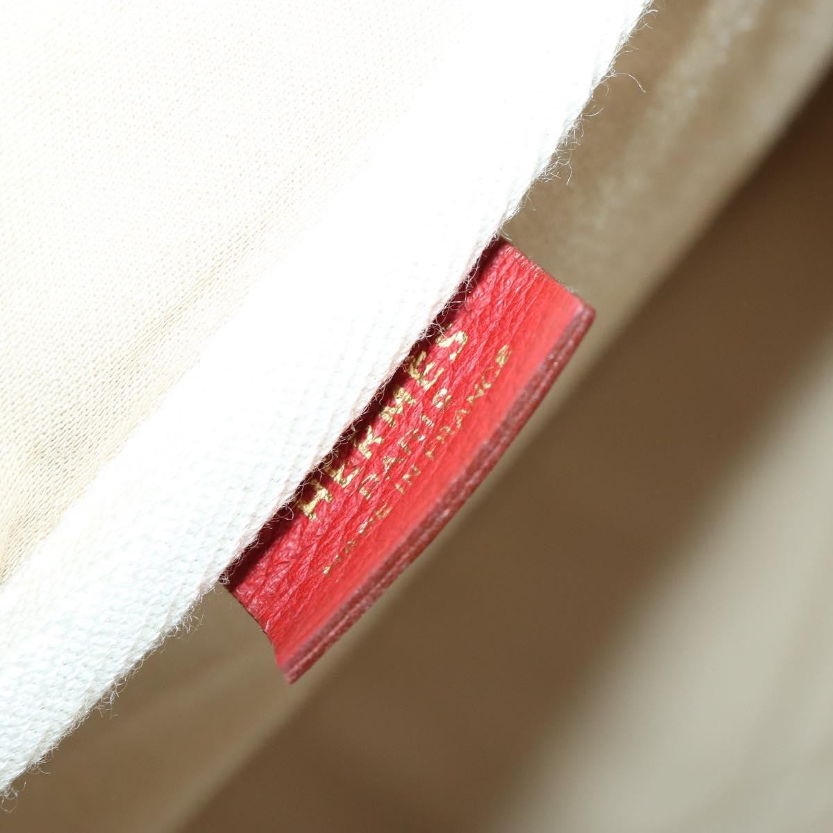 Hermes Victoria Travel Bag Toile, BEIGE, CANVAS, Travel bag