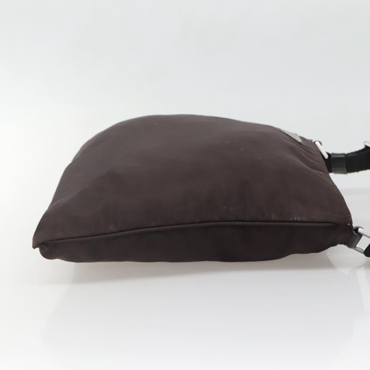 Prada Flat Messenger Bag Tessuto, BLACK, NYLON, Shoulder bag