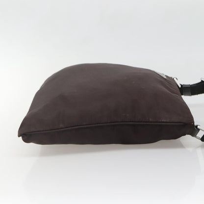 Prada Flat Messenger Bag Tessuto, BLACK, NYLON, Shoulder bag