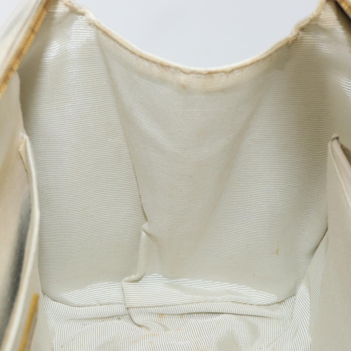 Valentino Garavani Vintage Handbag Leather, WHITE, LEATHER, Handbag