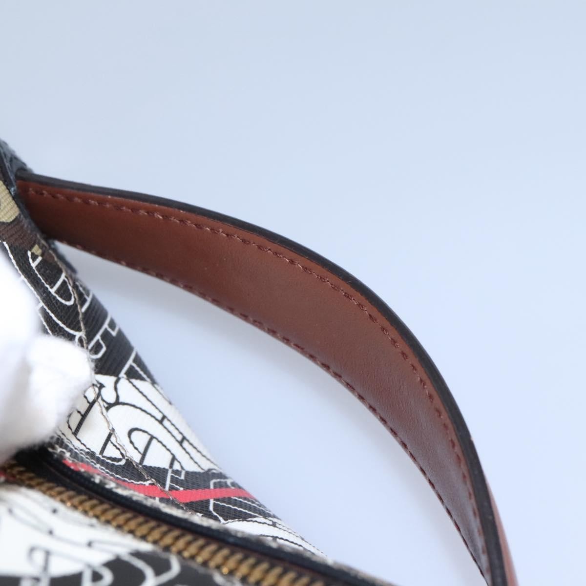 Burberry Barrel Crossbody Bag Monogram E-Canvas, BROWN, CANVAS, Crossbody bag