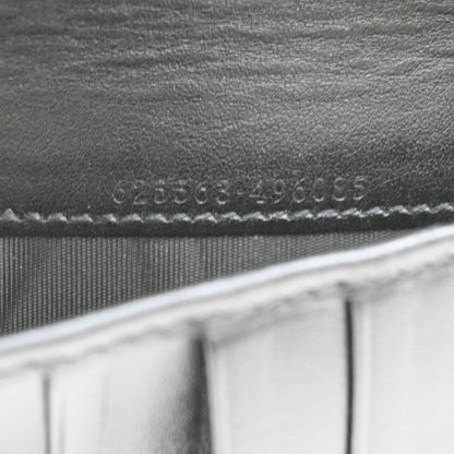 Gucci Signature Zip Around Wallet Guccissima Leather, BLACK, LEATHER, Wallets