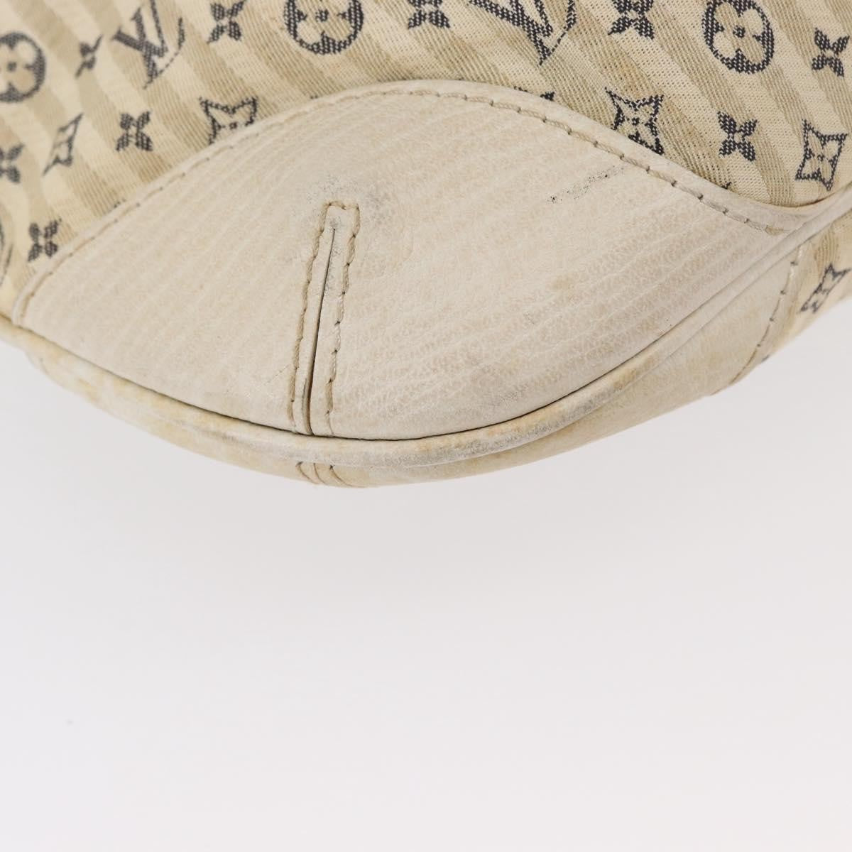 Louis Vuitton Marina Handbag Mini Lin Croisette, BEIGE, CANVAS, Handbag