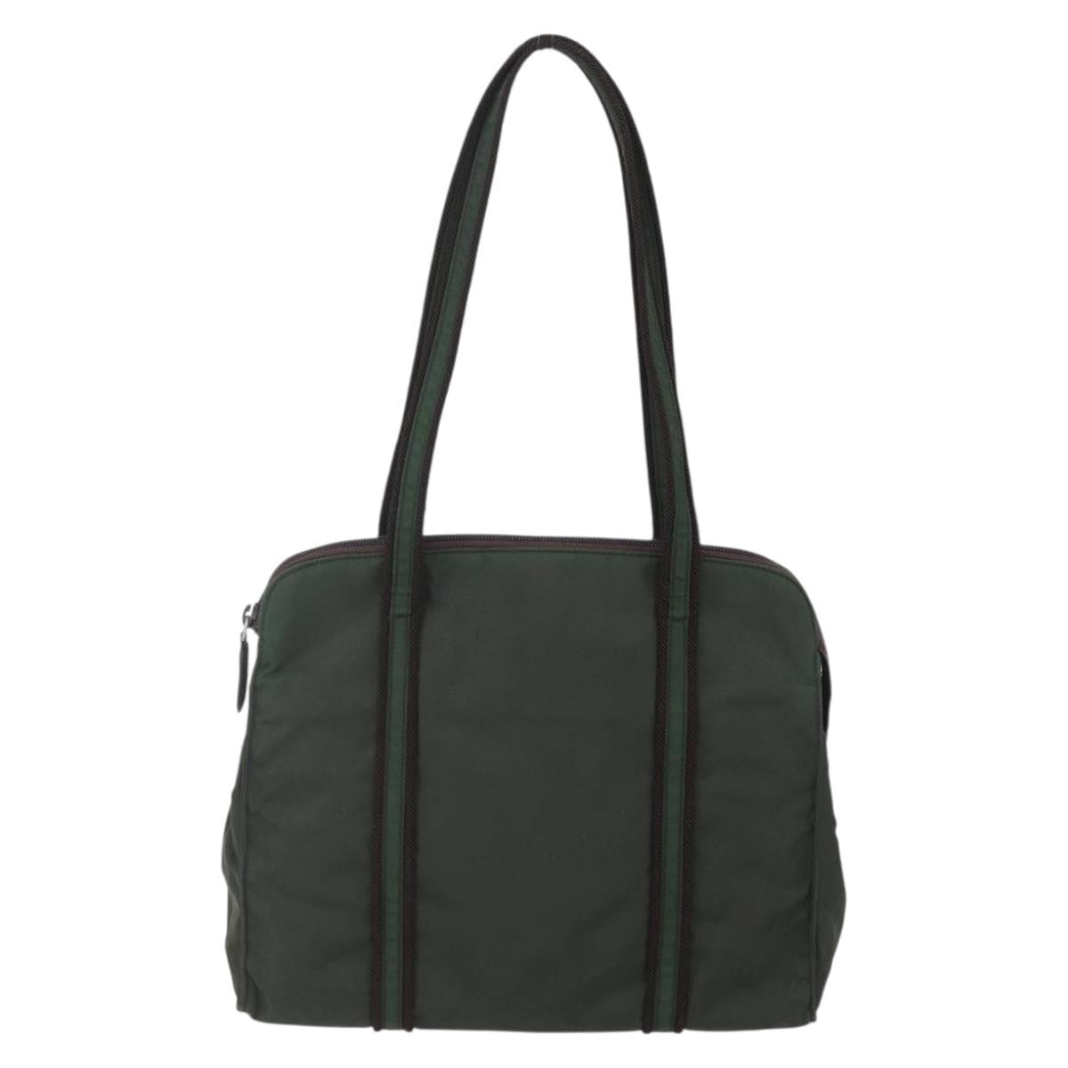 Prada Vintage Tote Tessuto, Khaki, Nylon, Tote Bag