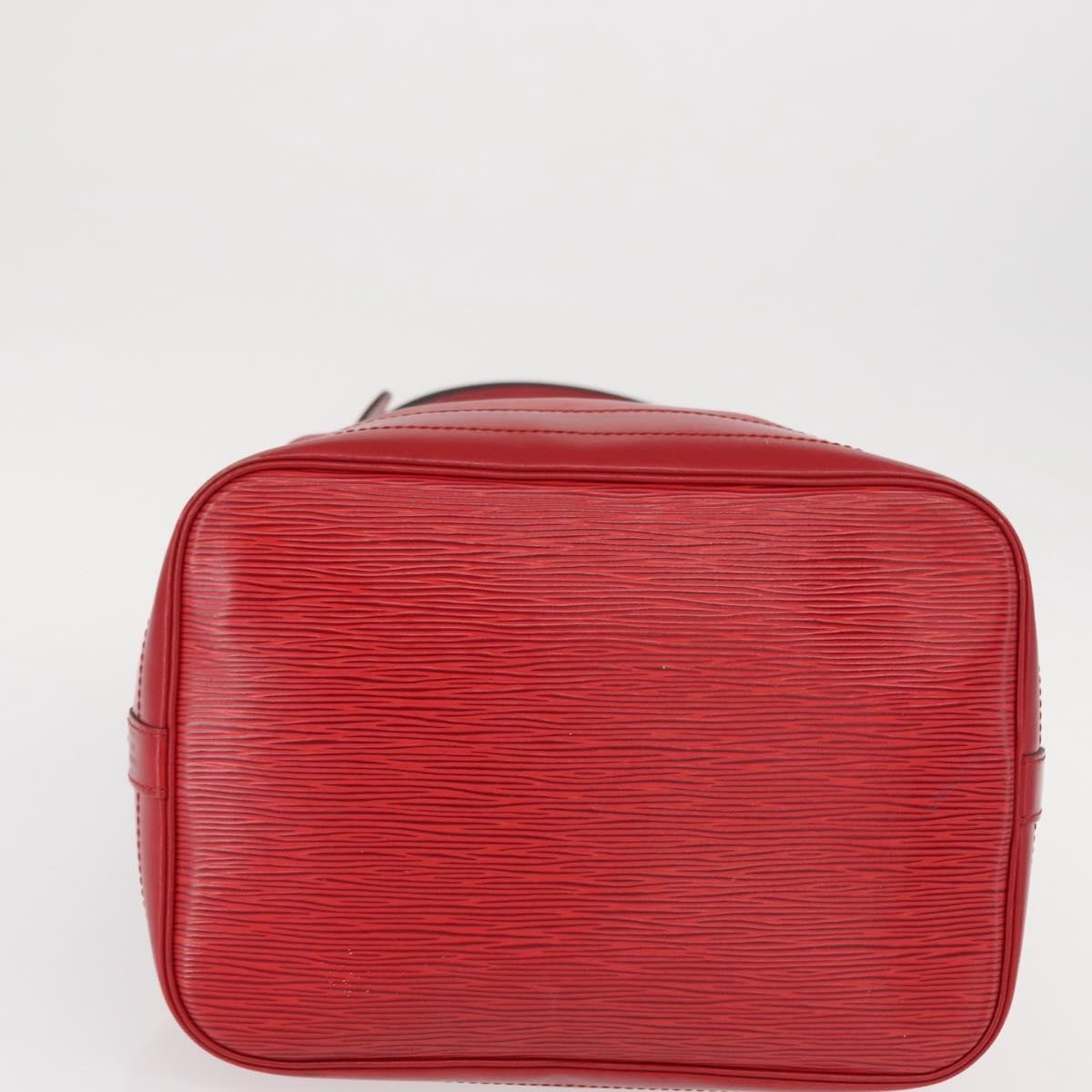 Louis Vuitton Petit Noe NM Handbag Epi Leather, RED, LEATHER, Shoulder bag