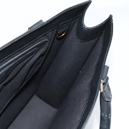 Louis Vuitton Sac Plat Bag Epi Leather, BLACK, LEATHER, Handbag