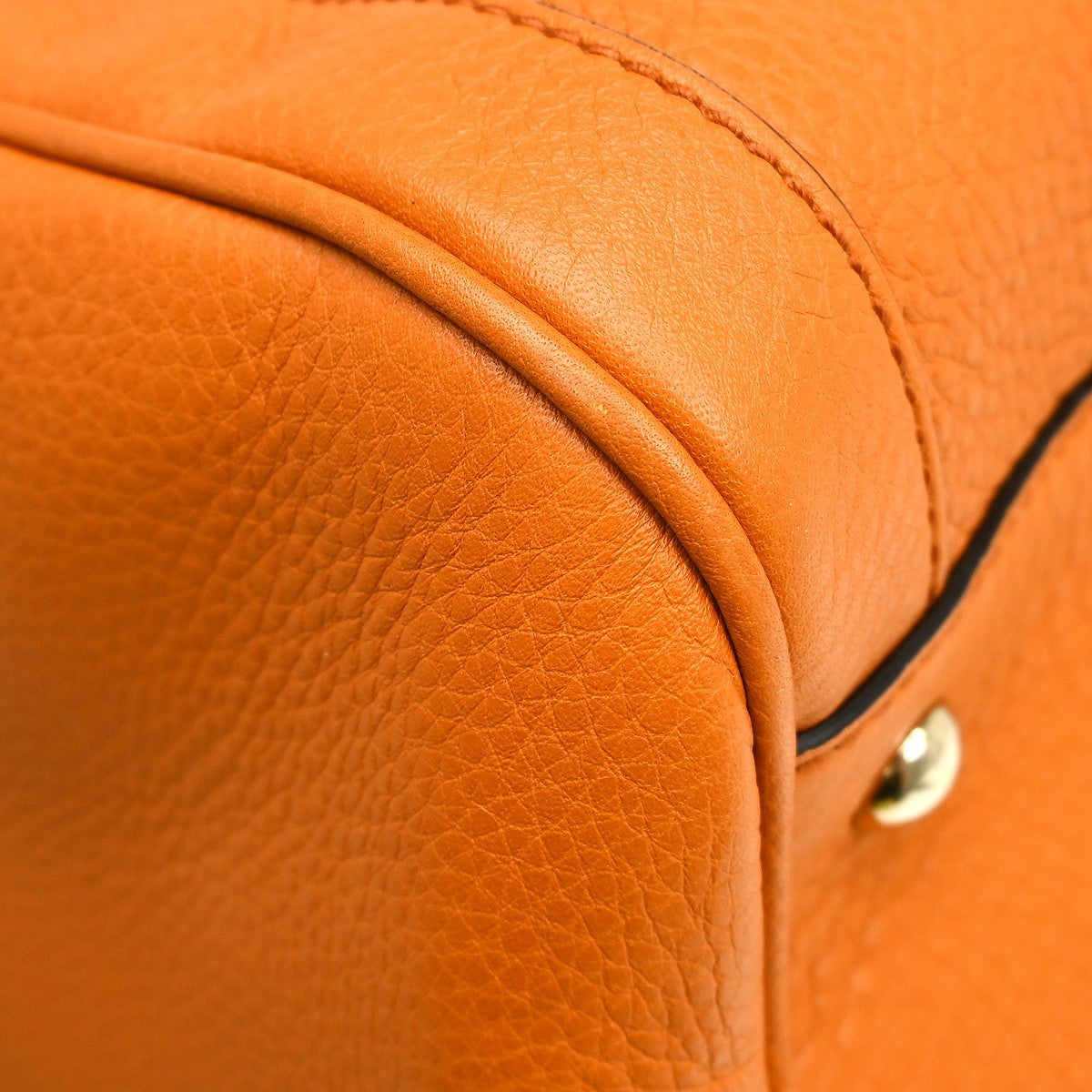 Gucci Soho Boston Bag Leather, Orange, Leather, Handbag