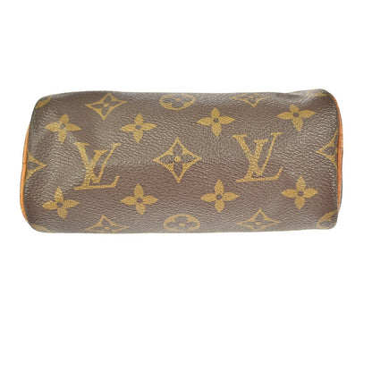 Louis Vuitton Speedy Mini HL Handbag Monogram Canvas, BROWN, CANVAS, Handbag