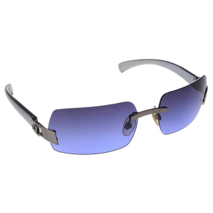 Chanel Logo CC Sunglasses Metal, PURPLE, METAL, Sunglasse