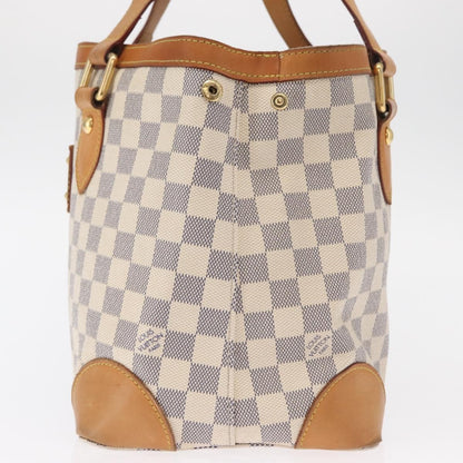 Louis Vuitton Hampstead Handbag Damier, WHITE, CANVAS, Tote bag