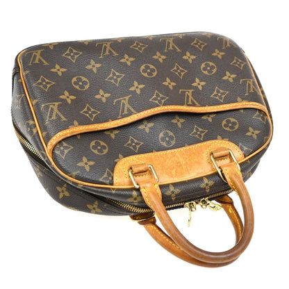 Louis Vuitton Trouville Handbag Monogram Canvas, BROWN, CANVAS, Handbag