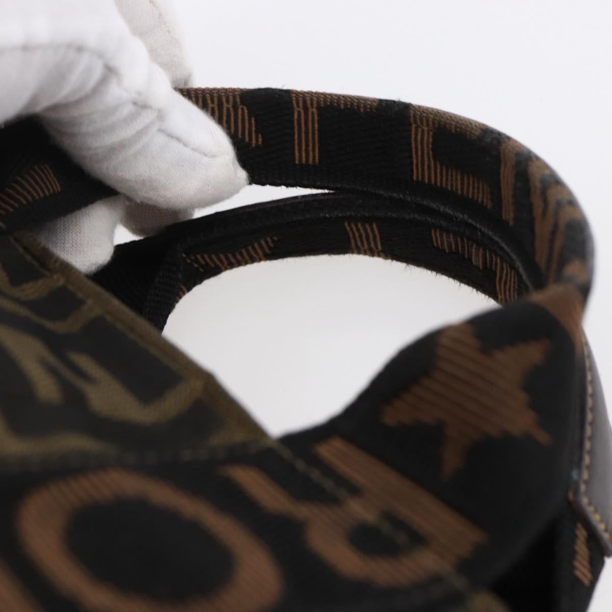 Fendi Zucca Tote bag FF motif, BROWN, CANVAS, Tote bag