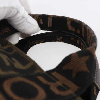 Fendi Zucca Tote bag FF motif, BROWN, CANVAS, Tote bag
