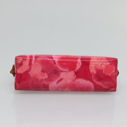 Louis Vuitton Cosmetic Case Limited Edition Monogram Vernis Ikat, PINK, PATENT_LEATHER, Toiletry Case